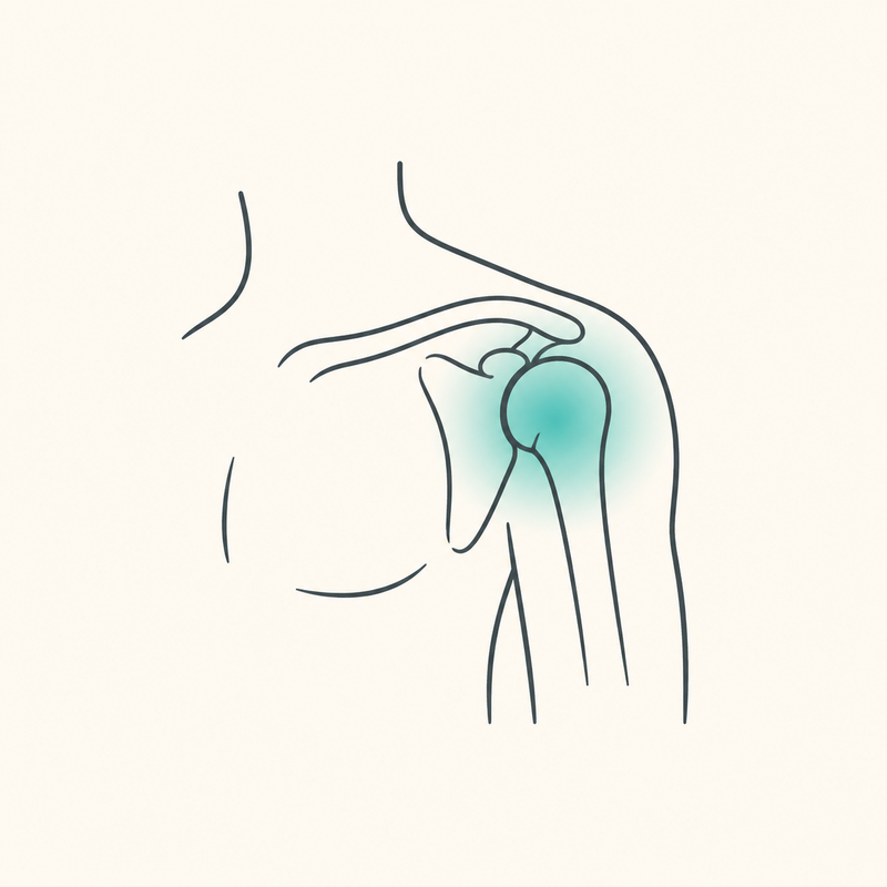 肩の痛みのイラスト